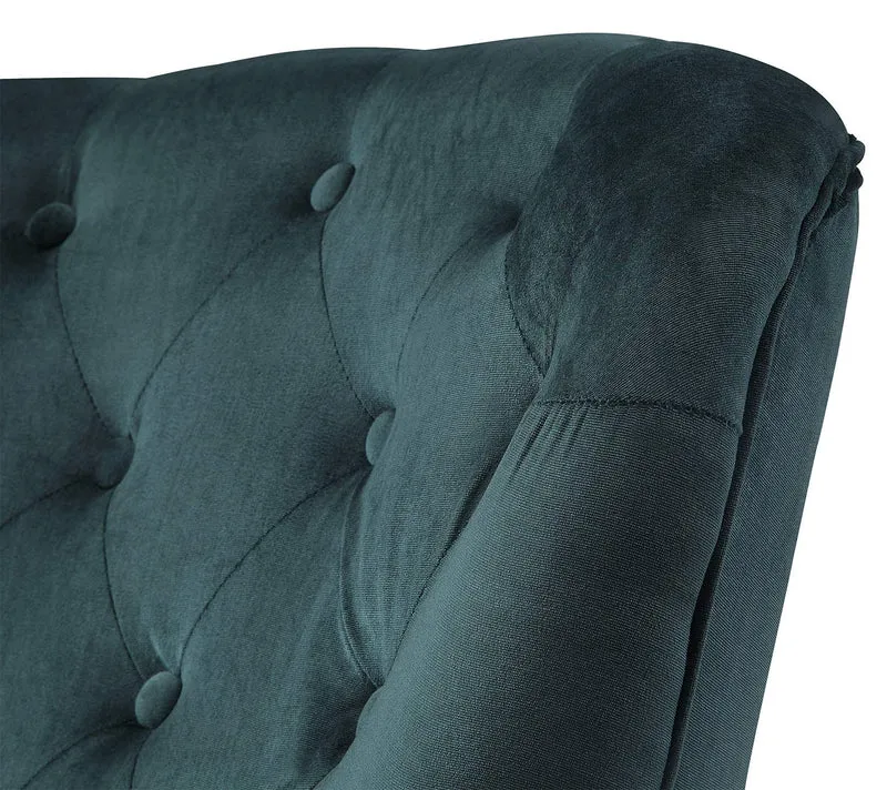 Fauteuil Leo de la Collection Atlantic Home, Vert forêt