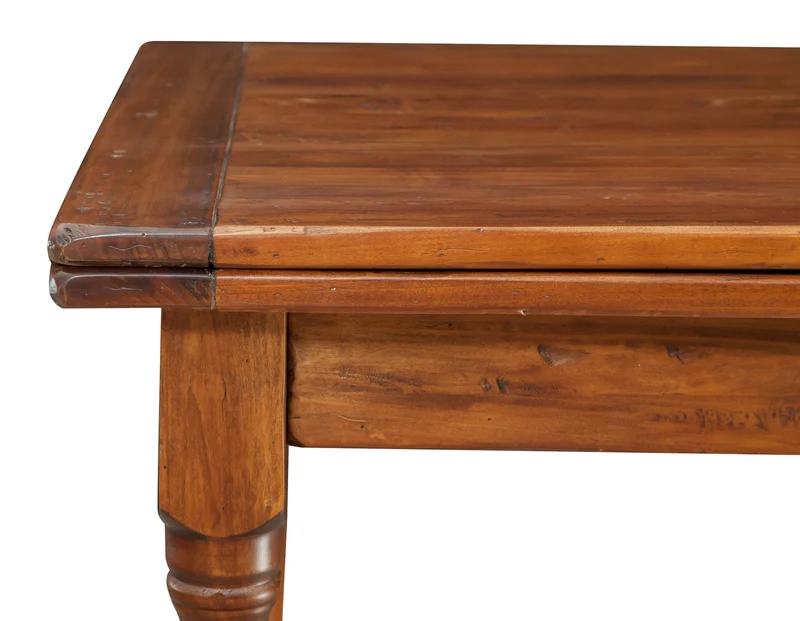 Biscottini Table à Manger Extensible 180x80x90 cm Made in Italy - Table Salle à Manger Extensible en Bois Massif - Table Bois Salle a Manger