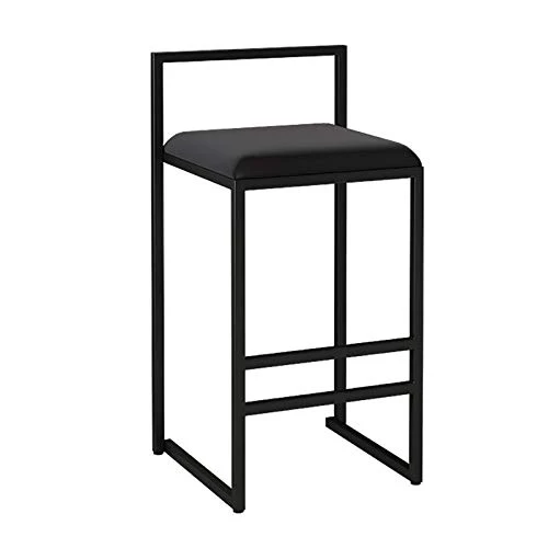 Chaises de Tabourets Bar de Cuisine en Velours avec Pieds en Métal Noir - pour La Maison, Îlot de Cuisine, Bar de Cuisine de Petit-déjeuner, Salles À Manger, Pub, Restaurant