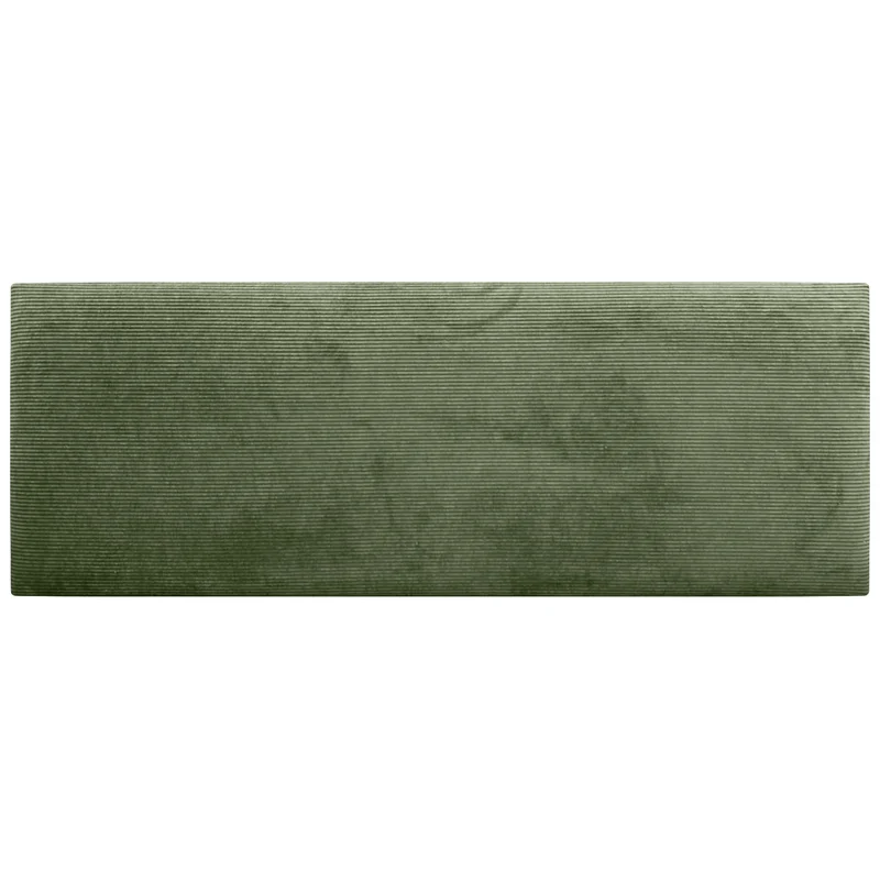 DHOME Tête de lit en Velours Côtelé uni Haute Gamme Moderne Tête de lit Capitonnée, Chambre de Luxe, Rembourrée (Vert forêt, 160cm)