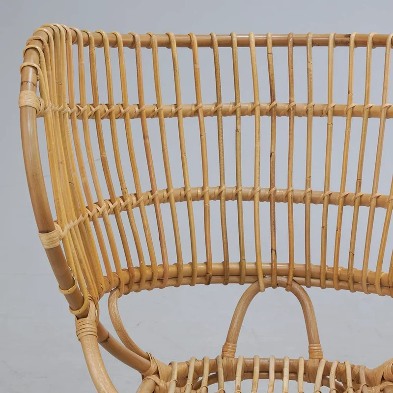AUBRY GASPARD Grand Fauteuil en rotin Empire
