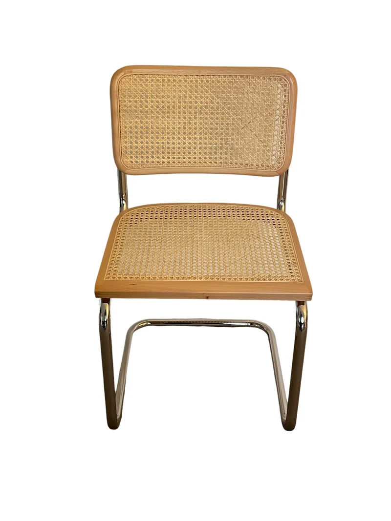 Generico Chaise en paille de Vienne et hêtre naturel laqué noir (Natural Beech)