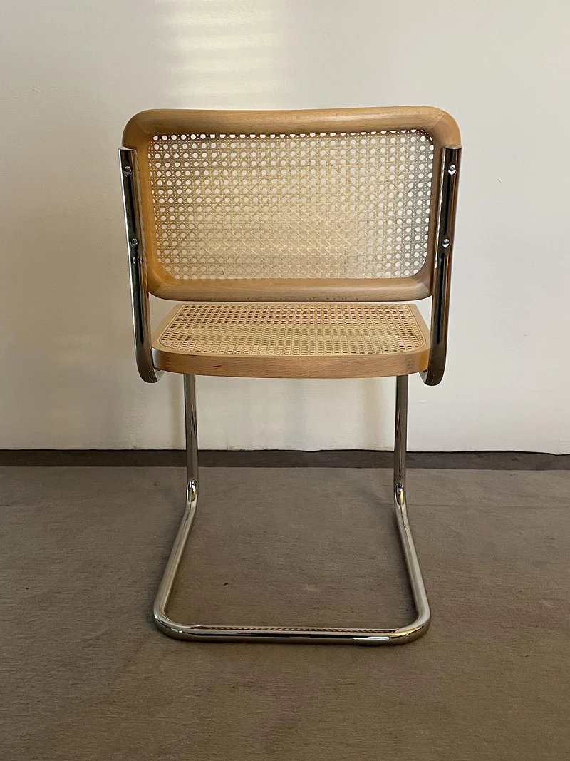 Generico Chaise en paille de Vienne et hêtre naturel laqué noir (Natural Beech)