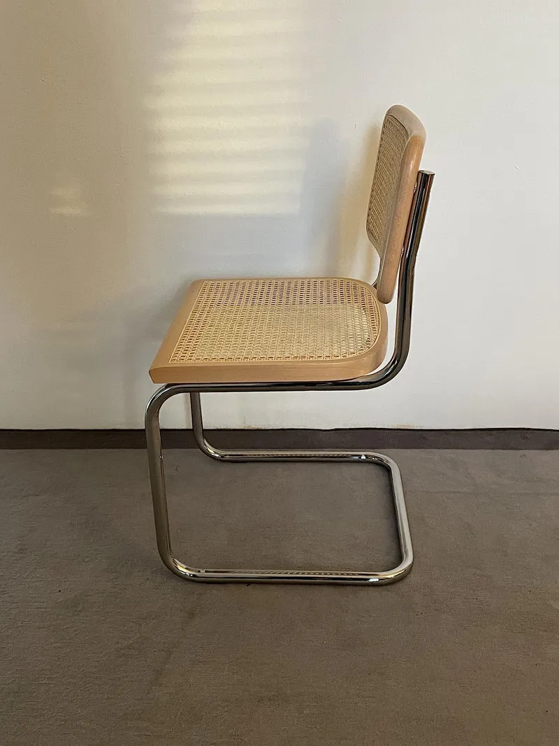 Generico Chaise en paille de Vienne et hêtre naturel laqué noir (Natural Beech)