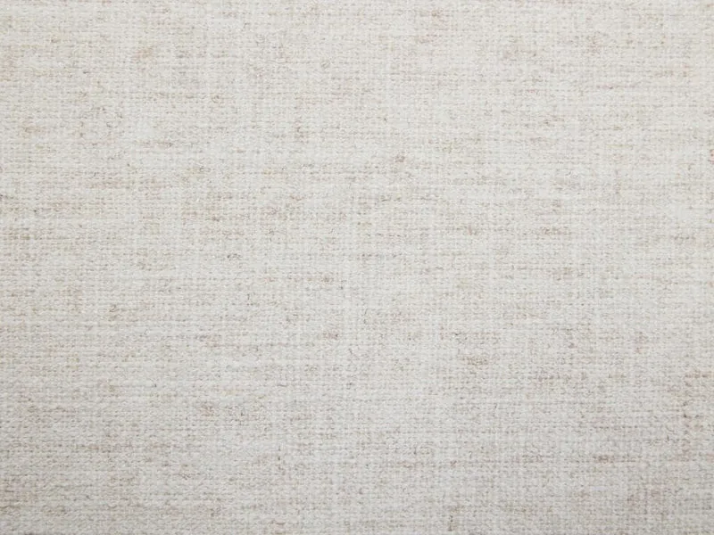 Vente-unique - Canapé 3 Places en Lin et Tissu chiné Blanc MASLINO de Maison Céphy