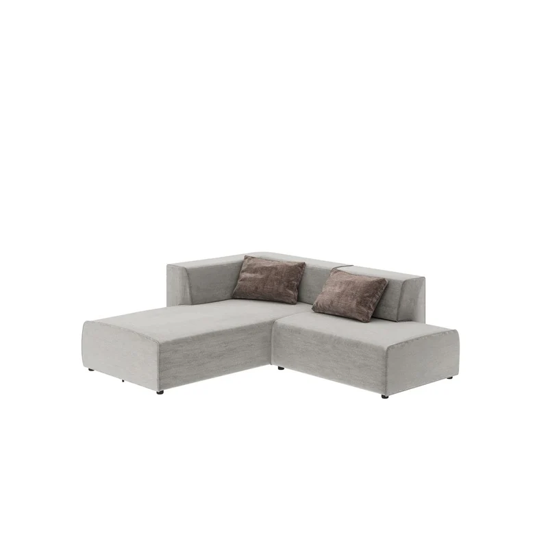 Kare Design Canapé d'angle Infinity Boston Droite Gris