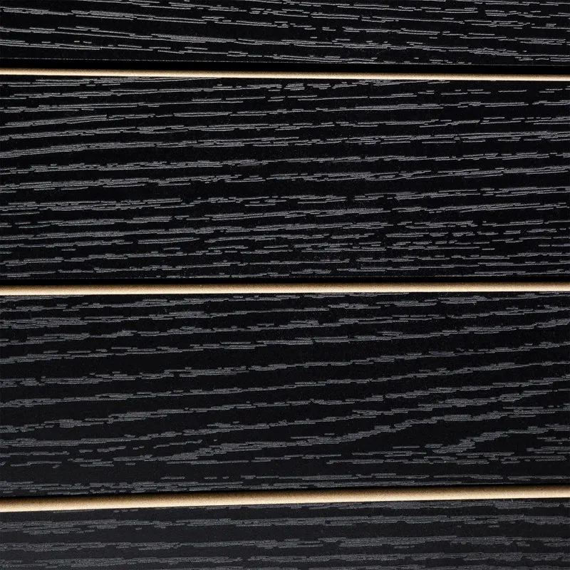 IDIMEX Table de Chevet ARUMA H 51 cm avec 1 tiroir, Plateau en Verre au Style Moderne et Industriel Coloris Noir, pour Chambre avec Rangement Niche Ouverte