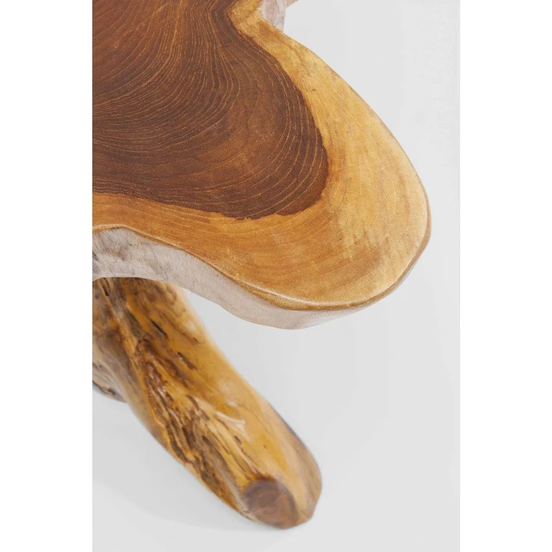 Kare Design Table d'appoint Tree, Bois Massif, Nature-Marron, Grand, Deco Intérieur, Decoration Chambre, Salon, Couloir, Maison, 40x50x50cm