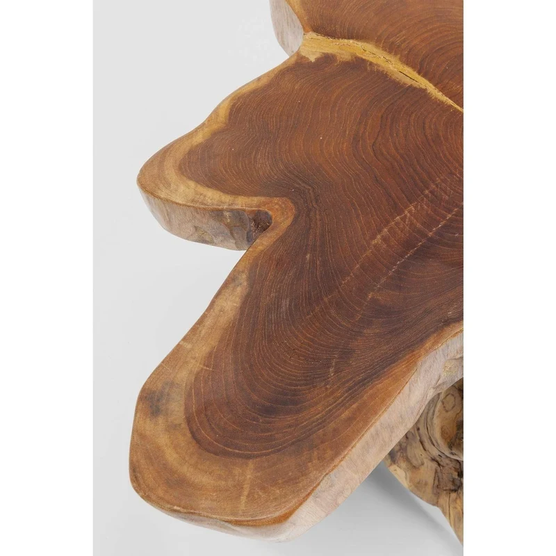 Kare Design Table d'appoint Tree, Bois Massif, Nature-Marron, Grand, Deco Intérieur, Decoration Chambre, Salon, Couloir, Maison, 40x50x50cm