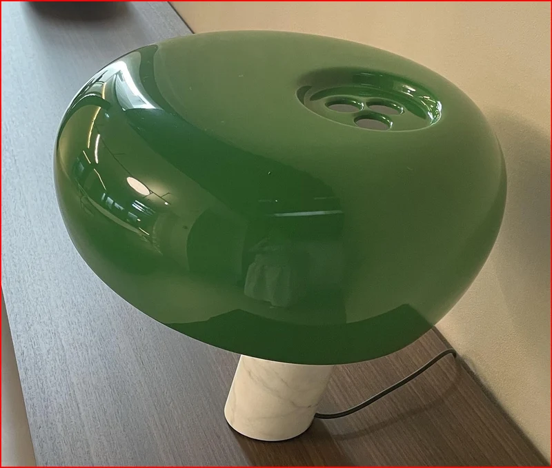 Flos Snoopy Touch Lampe de Table Dimmable Vert S By Achille Castiglioni & Pier Giacomo
