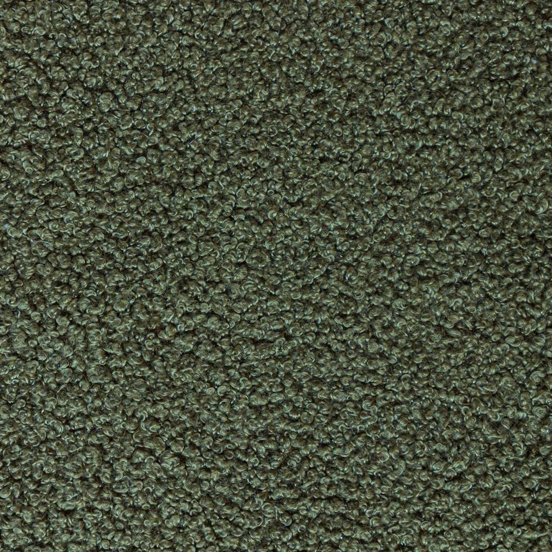 Galyar Canapé Modulaire Chic avec Méridienne – Moderne, en Mousse Compressée, Livraison en Carton, sans Montage (Bouclé Vert Anglais, Chaiselongu Droite)