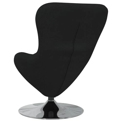 Générique Chaise Œuf Tissu Noir,Fauteuils,15.8KG-42002738