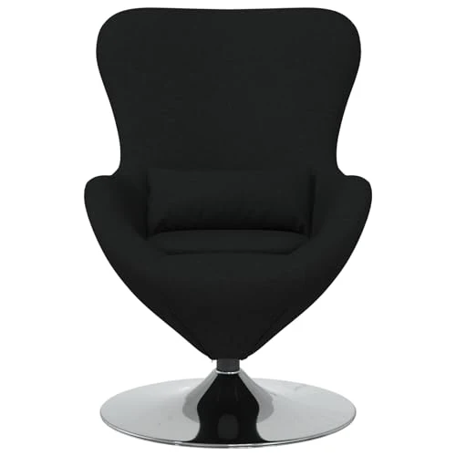 Générique Chaise Œuf Tissu Noir,Fauteuils,15.8KG-42002738
