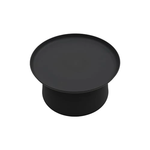 KONTE.DESIGN Table Basse Ibiza en polypropylène Noir 70 x 36 cm