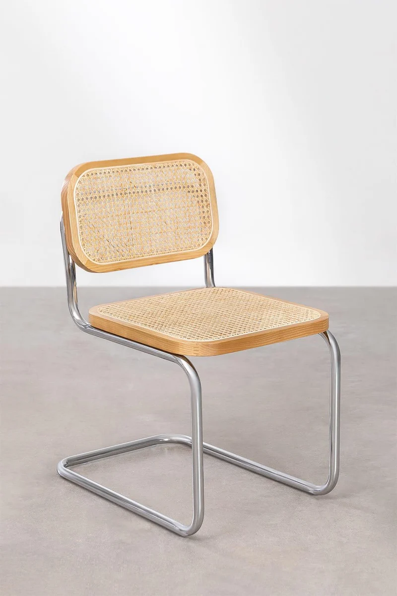 SKLUM Chaise de Salle à Manger en Rotin Tento Bois Naturel