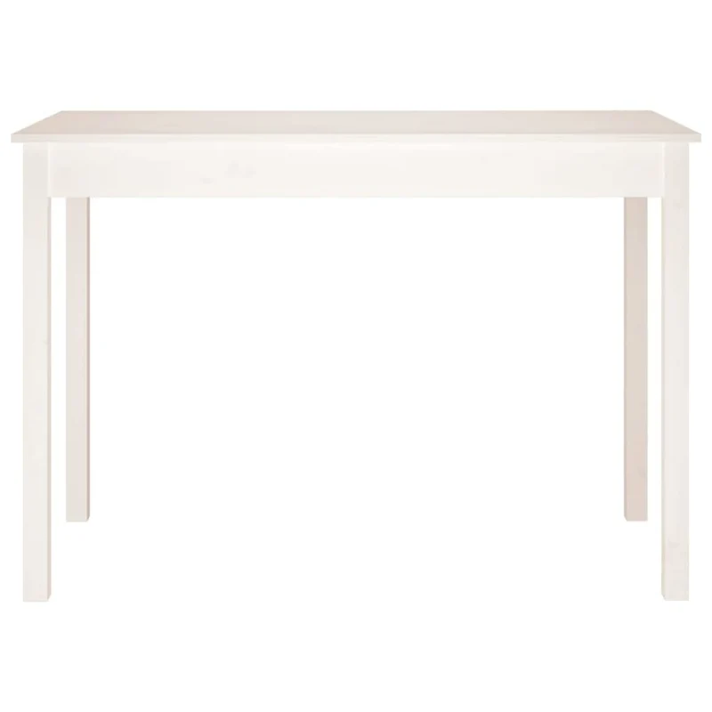 vidaXL Table à Manger Table de Comptoir Cuisine Table de Salle à Manger Meuble de Restaurant Intérieur Blanc 110x55x75 cm Bois Massif de Pin