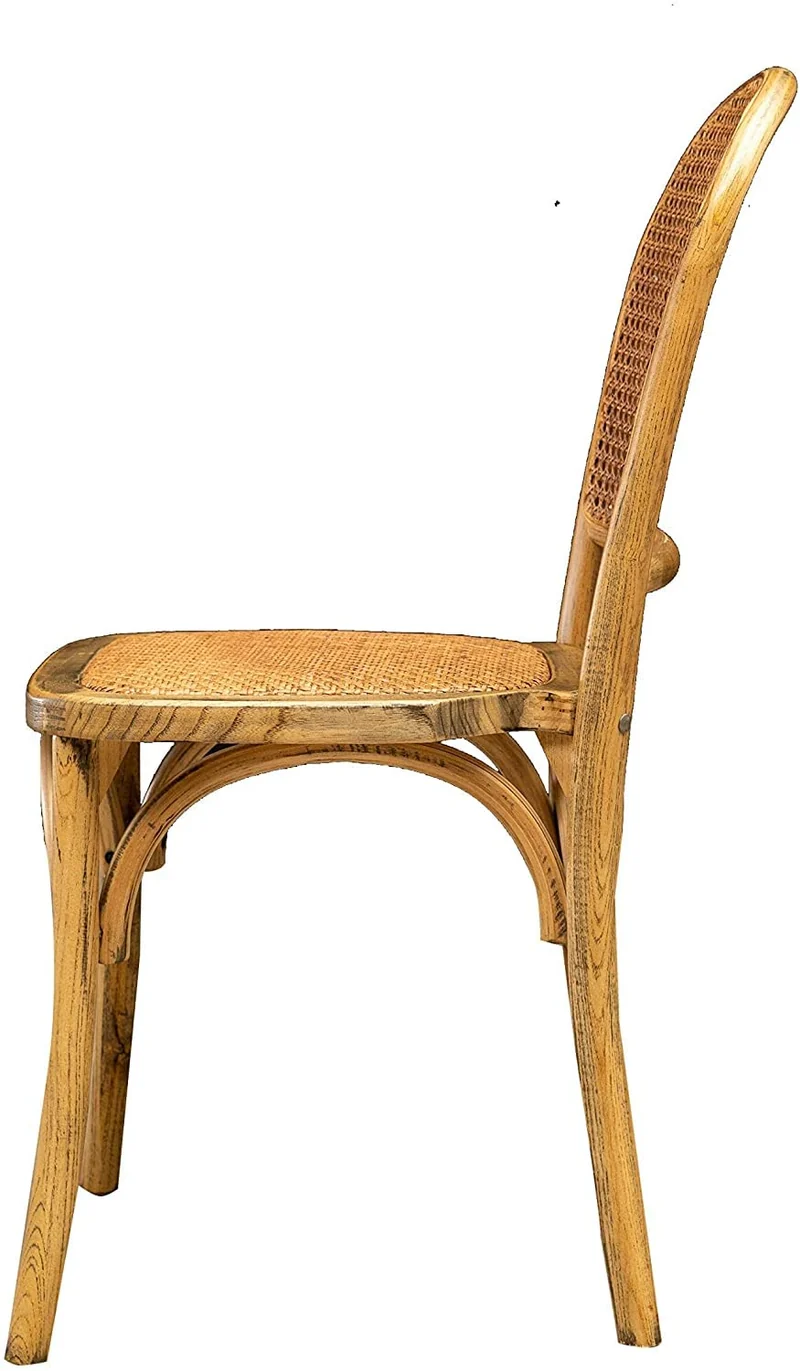 Biscottini L42,5XPR50,5XH89,5 International Art Trading Thonet 87 x 50 x 42 cm frêne, Salle à Manger Bois Finition Naturelle, Chaise Cuisine (L7509), Beige, 87x50 x 42 m