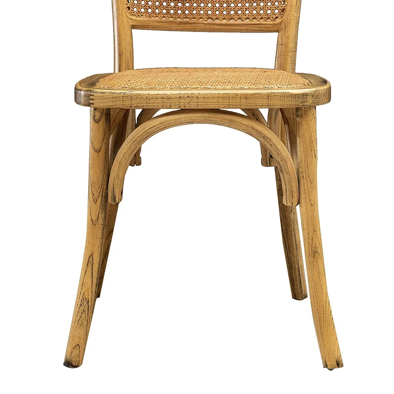Biscottini L42,5XPR50,5XH89,5 International Art Trading Thonet 87 x 50 x 42 cm frêne, Salle à Manger Bois Finition Naturelle, Chaise Cuisine (L7509), Beige, 87x50 x 42 m