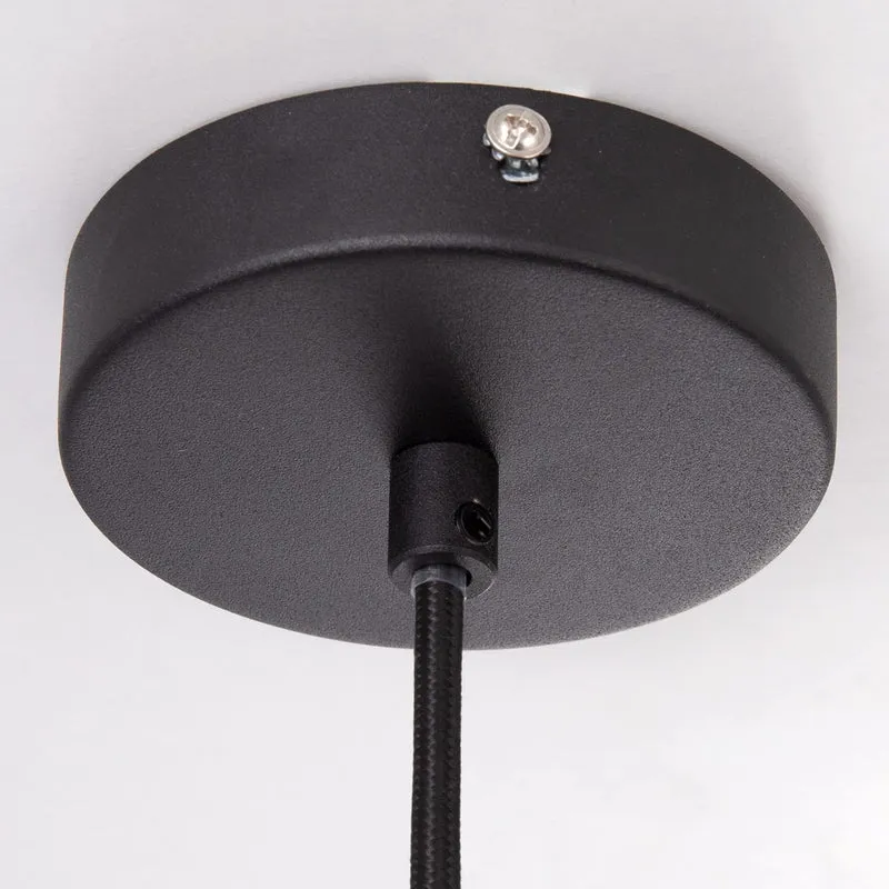 Paco Home Luminaire à suspension, E27, luminaire pour séjour, salle à manger, cuisine, réglable en hauteur, Couleur: Béton-gris pierre, Ampoule: Sans ampoules