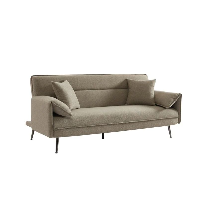 PRICE FACTORY just for you Canapé 3 Places Convertible Beige Collection Silas