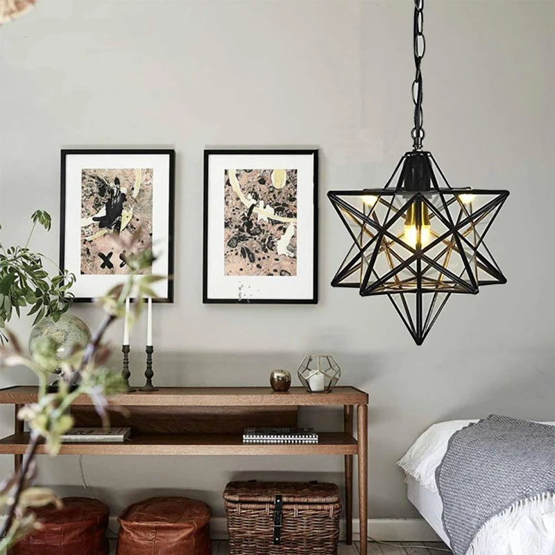 MM étoiles Cristal Diamants Lustre Plafonnier Lumières Loft pour couloir Allée Barre de porte Chambre à coucher Restaurant Salon