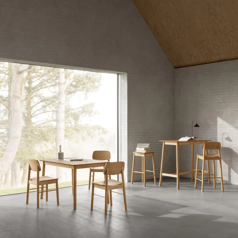 Furniture To Go Lot de 2 chaises de Salle à Manger Barlow en chêne Mat