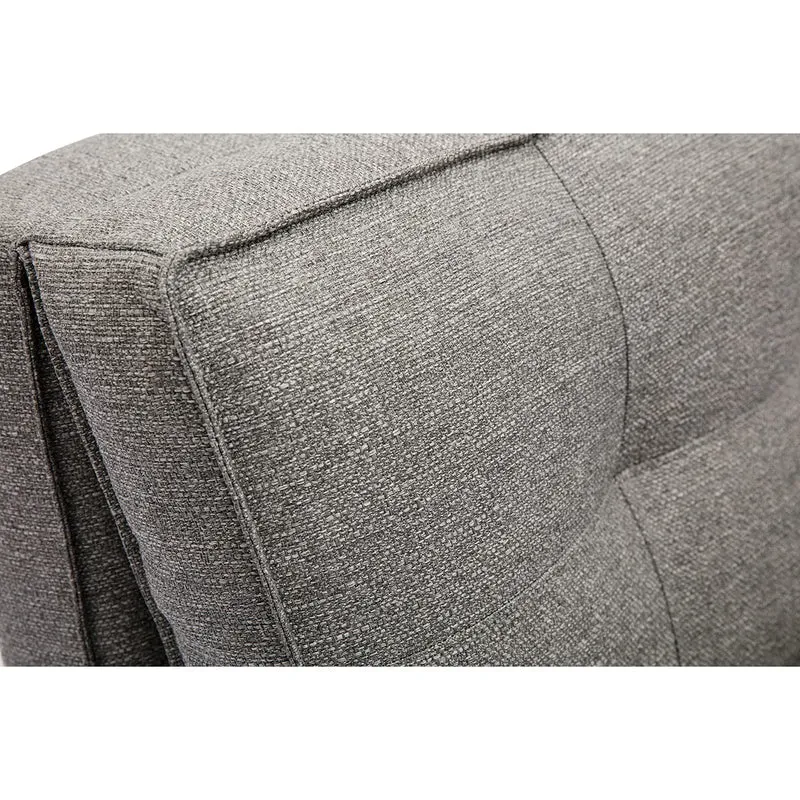 Miliboo Chauffeuse 1 Place Convertible en Tissu Gris chiné Sally