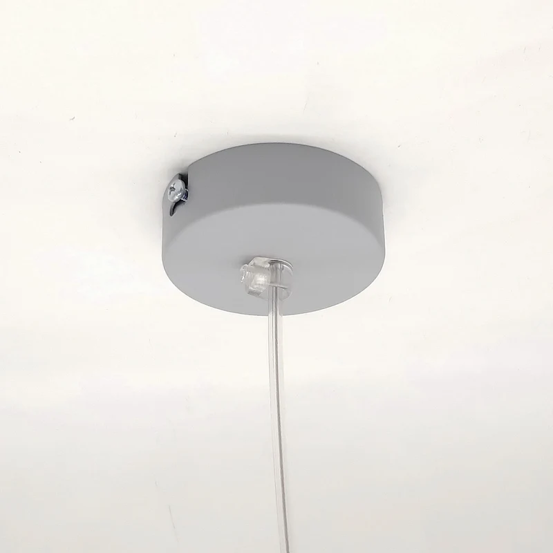 L+ Lustre de Cuisine Moderne, Spot de Plafond LED, Métal, Forme Cylindre, GU10, Plafond, H60cm, Diamètre 6cm (Gris, H60 cm)