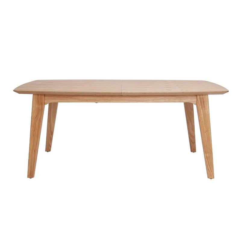 Miliboo Table Extensible rallonges intégrées rectangulaire en Bois Clair L180-230 cm Fifties
