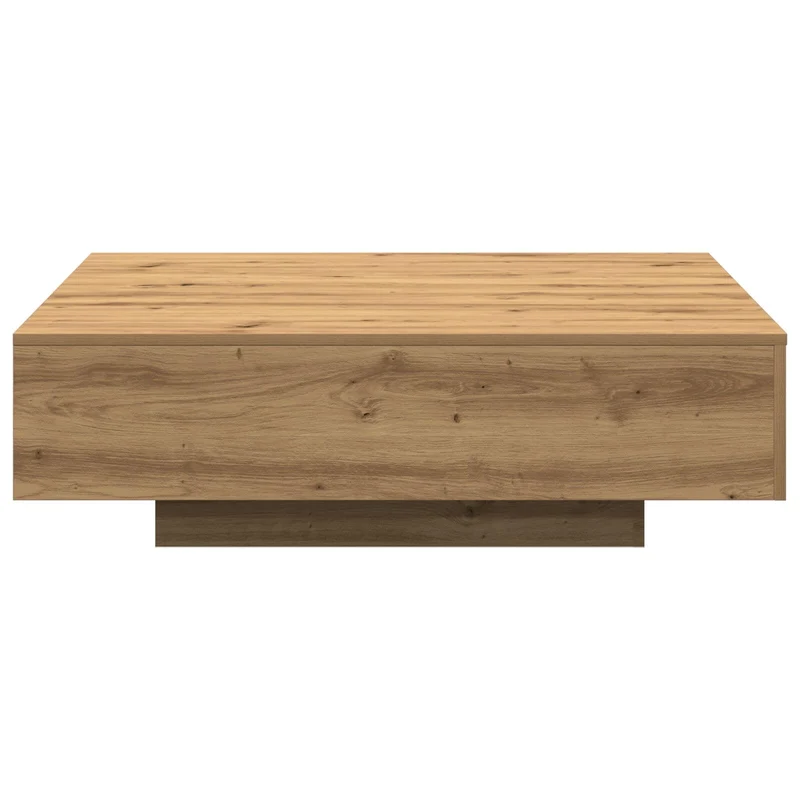 vidaXL Table Basse Artisan en chêne 100x100x31 cm en Bois transformé