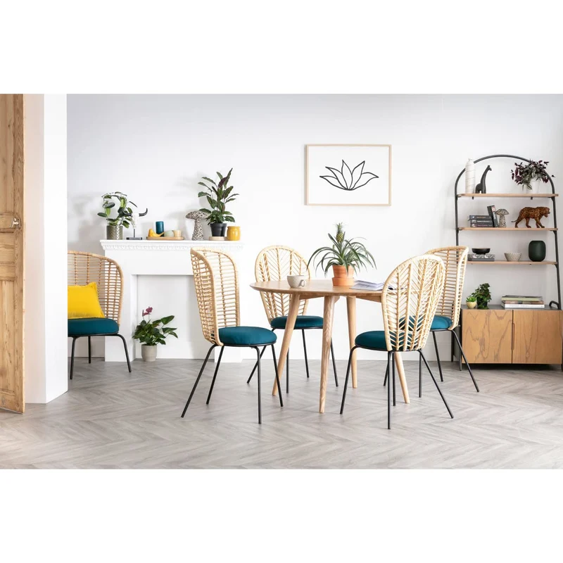 Miliboo Table à Manger Ronde frêne D120 cm Livia