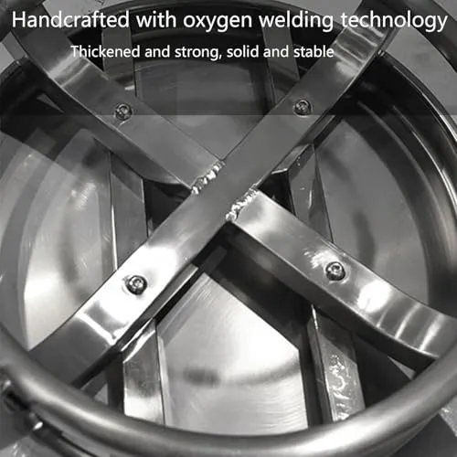 Tabourets de bar industriels en acier inoxydable, chaises de salle à manger empilables et dos nu, hauteur de comptoir de 45,7 cm pour restaurants et bars, design rond en métal