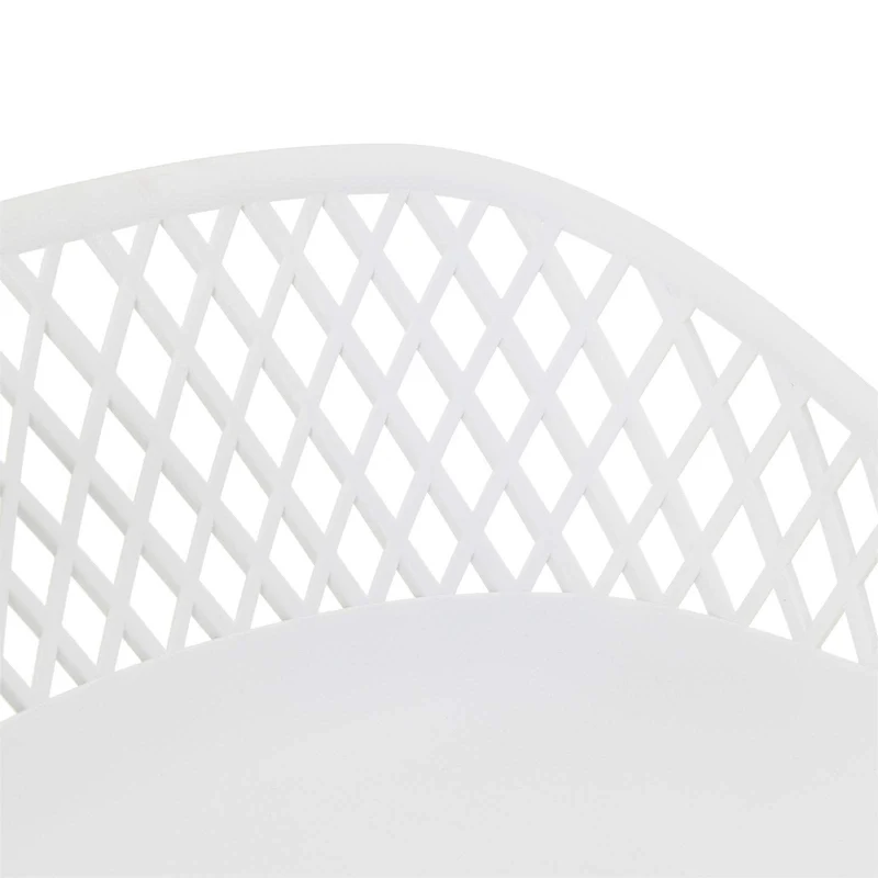 IDIMEX Lot de 2 tabourets de Bar IREK Chaise Haute pour Cuisine ou comptoir au Design Retro avec accoudoirs, en Plastique et métal Noirs, Hauteur d'assise 75 cm
