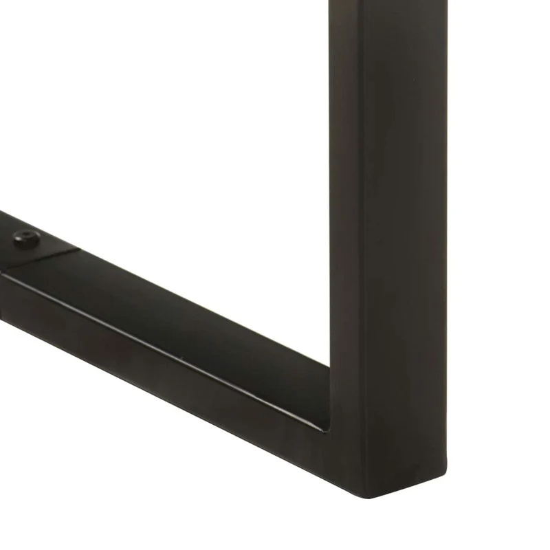 Tidyard Table de Salle à Manger Rectangulaire, Table de Repas Meuble à Manger, Table Console Extensible 160x80x76 cm Bois d'acacia Solide