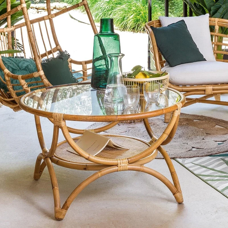 Atmosphera - Table Basse Farah en rotin