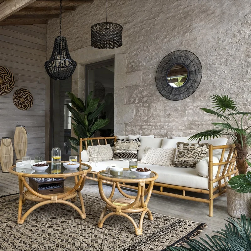 Atmosphera - Table Basse Farah en rotin