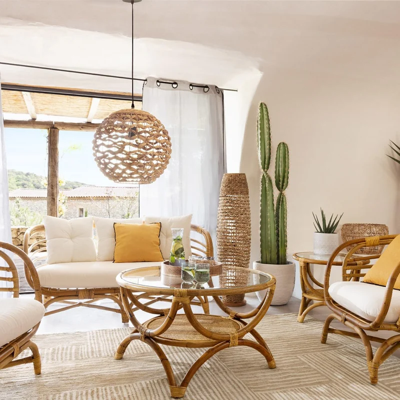 Atmosphera - Table Basse Farah en rotin