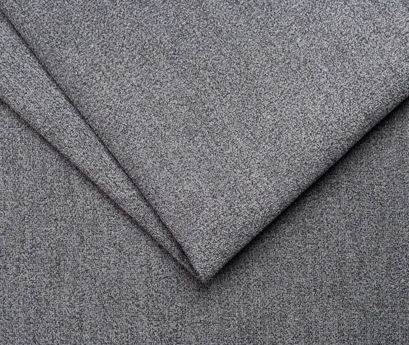 DOMO. Collection Canapé bohème, canapé 3 Places, Style bohème, canapé 3 Places, canapé rembourré, 224 x 109 x 81 cm (l x p x h), Gris foncé