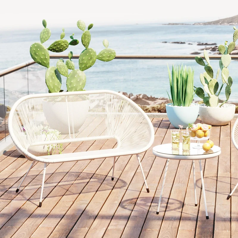 Kare Design Banquette Acapulco Mono Blanche