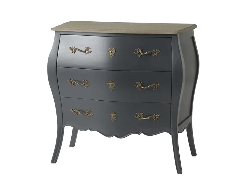 Adept Home Commode en Bois, Collection Murano Celeste