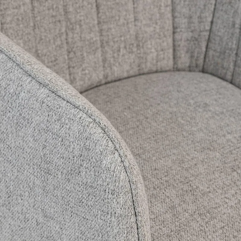 Atmosphera - Fauteuil de Table visoca Gris