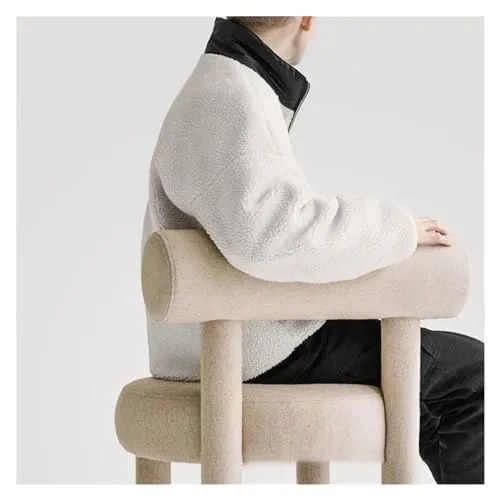 Chaise de salle à manger – Chaise moderne minimaliste avec dossier souple pour la maison, le salon et le restaurant
