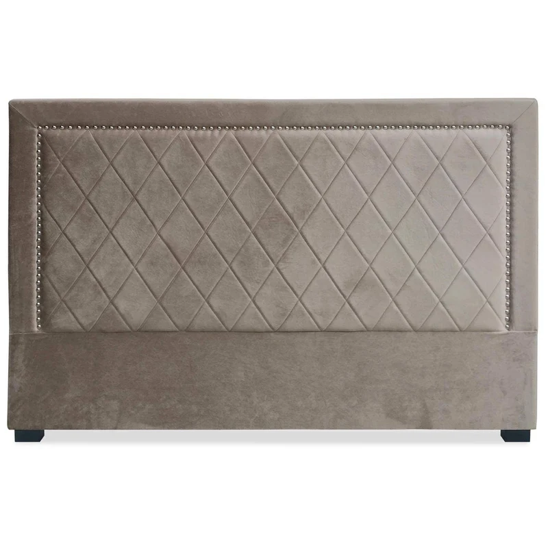 Tête de lit Meghan 180cm Velours Taupe