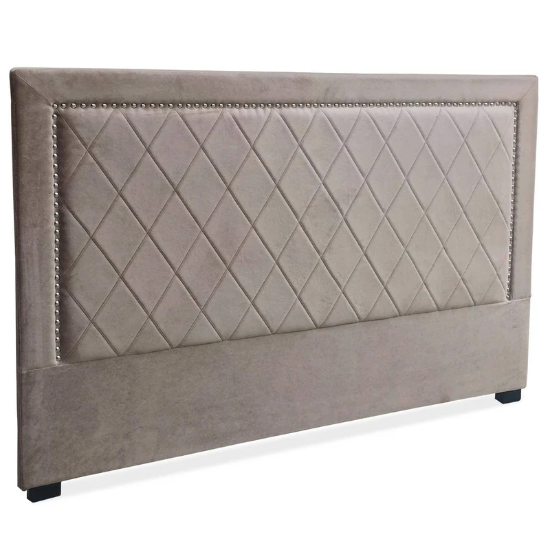 Tête de lit Meghan 180cm Velours Taupe