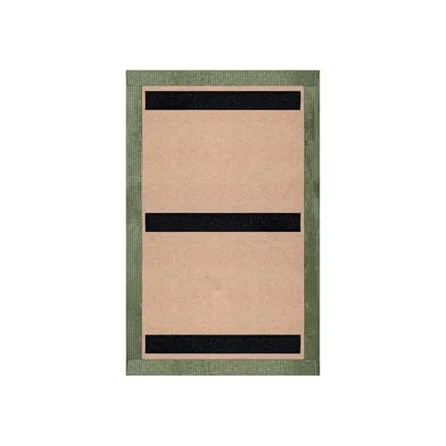 DHOME Tête de Lit Capitonnée en Velours Côtelé Premium Uni Anti-Taches Design Modulaire Vertical Autocollant Tête de Lit Chambre Rembourrée (Vert Forêt, 100cm, Hauteur 80cm, x3)