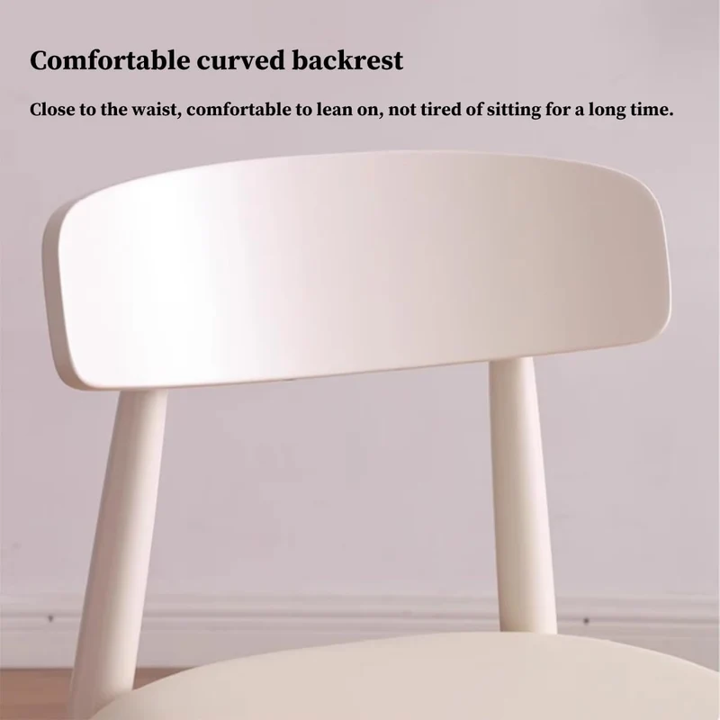 Chaise Scandinave Blanche Chaises De Salle A Manger Scandinave sans Bras Chaise De Cuisine en Bois en Cuir avec Pieds en Bois pour La Salle À Manger(/Light Gray B)