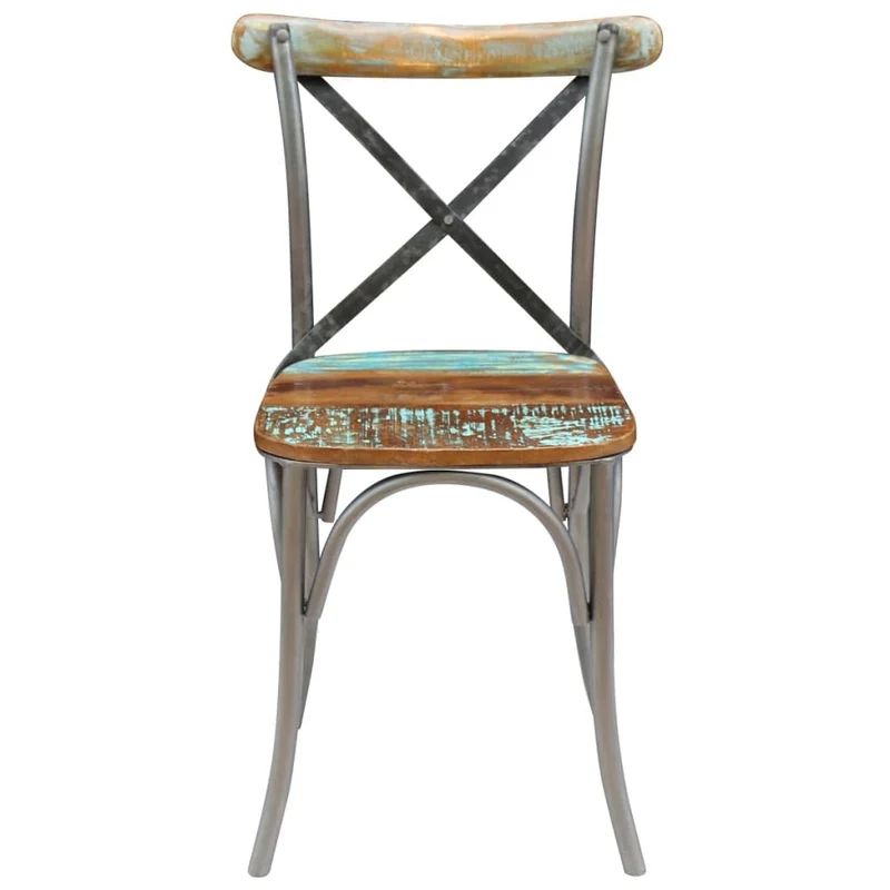 vidaXL 2X Chaise de Salle à Manger Bois Recyclé Massif Chaise de Cuisine