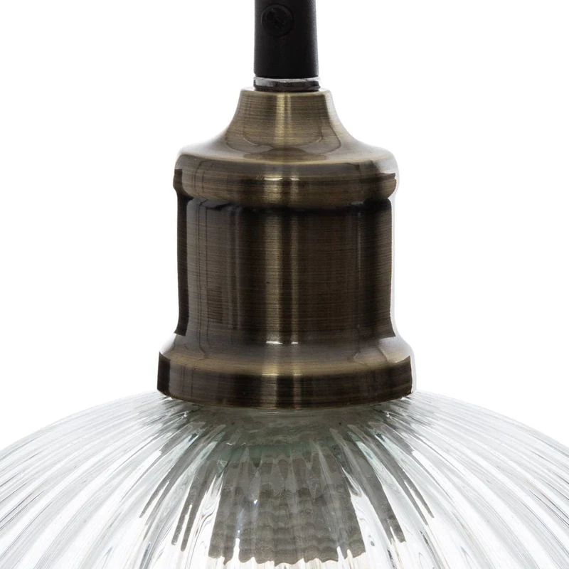Atmosphera - Suspension Laye - verre D20 cm