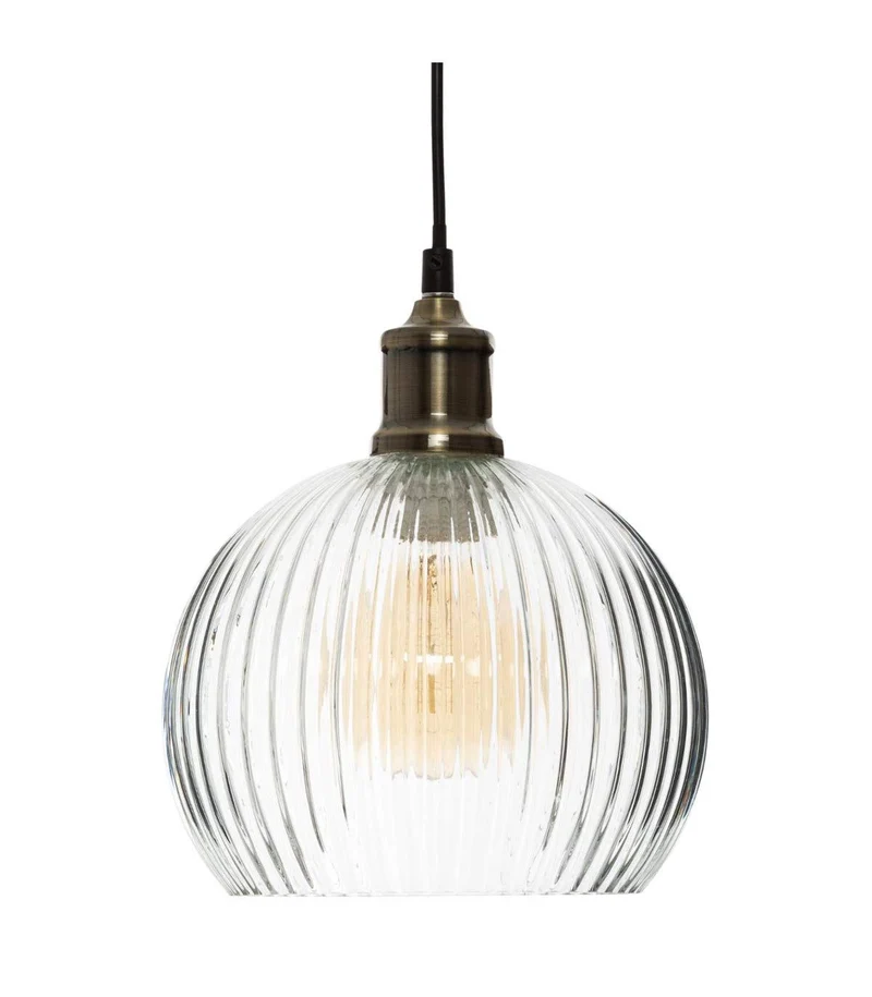 Atmosphera - Suspension Laye - verre D20 cm