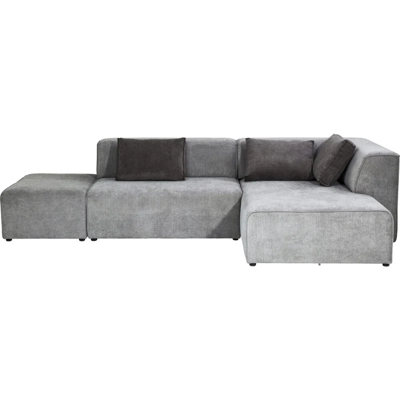 Kare Design Canapé d'angle Infinity Droite Gris